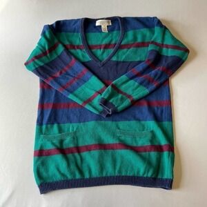 JONES New York Sport Blue Green purple long sweater S